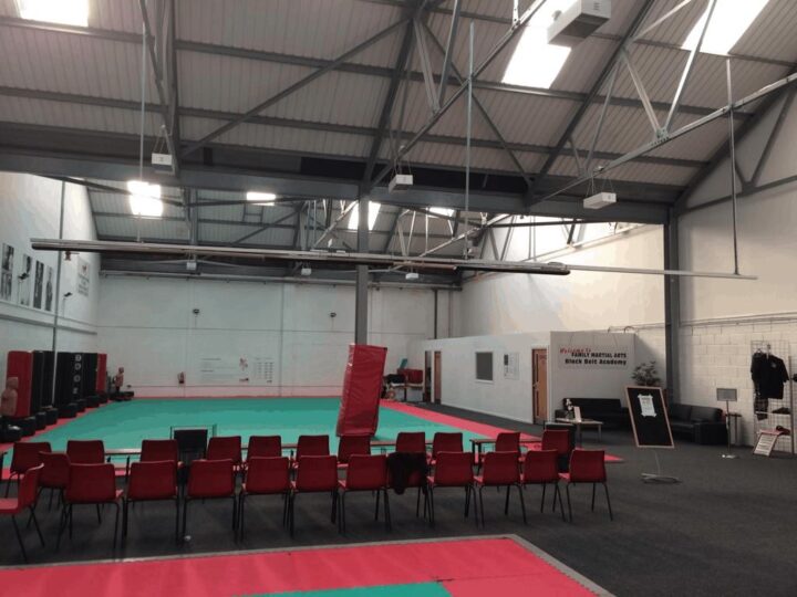Infrared heaters for Family Martial Arts in Liverpool