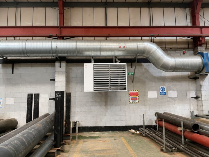 Gas Warm Air Heating & Destratification For Studley Engineering