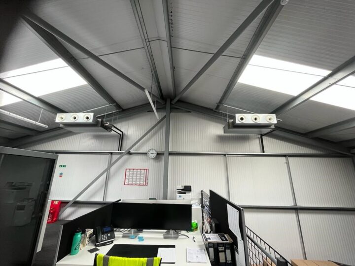 Sports Hall Heating For Milford Haven Gymnastics Club