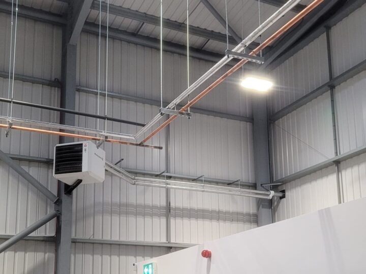 Warehouse & Production Heating for M+I Materials